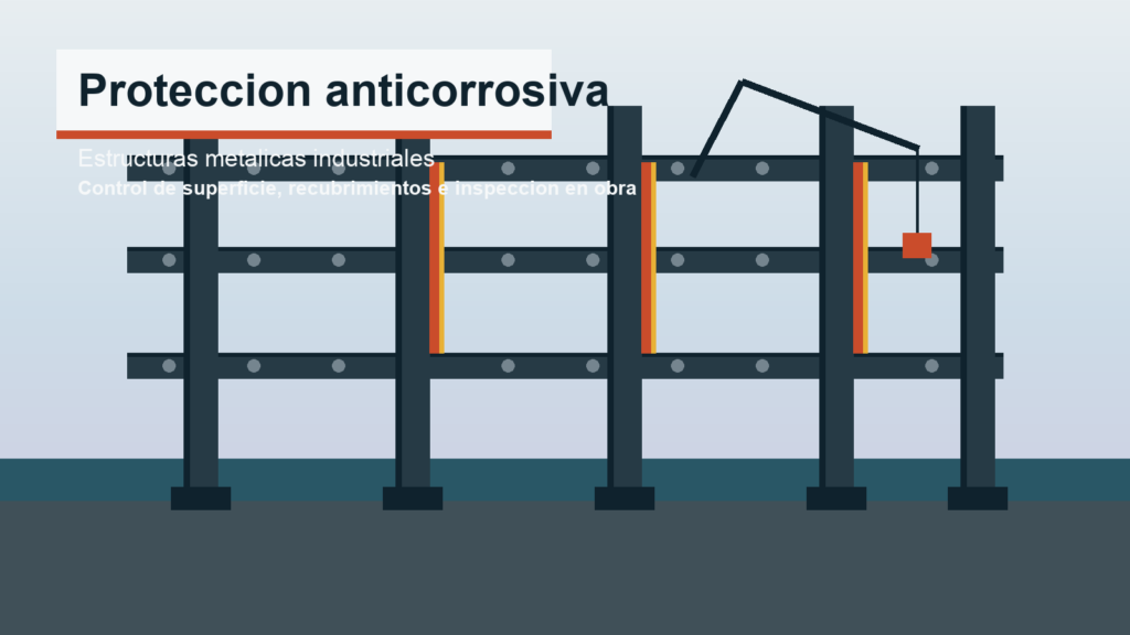 Protección anticorrosiva en estructuras metálicas industriales