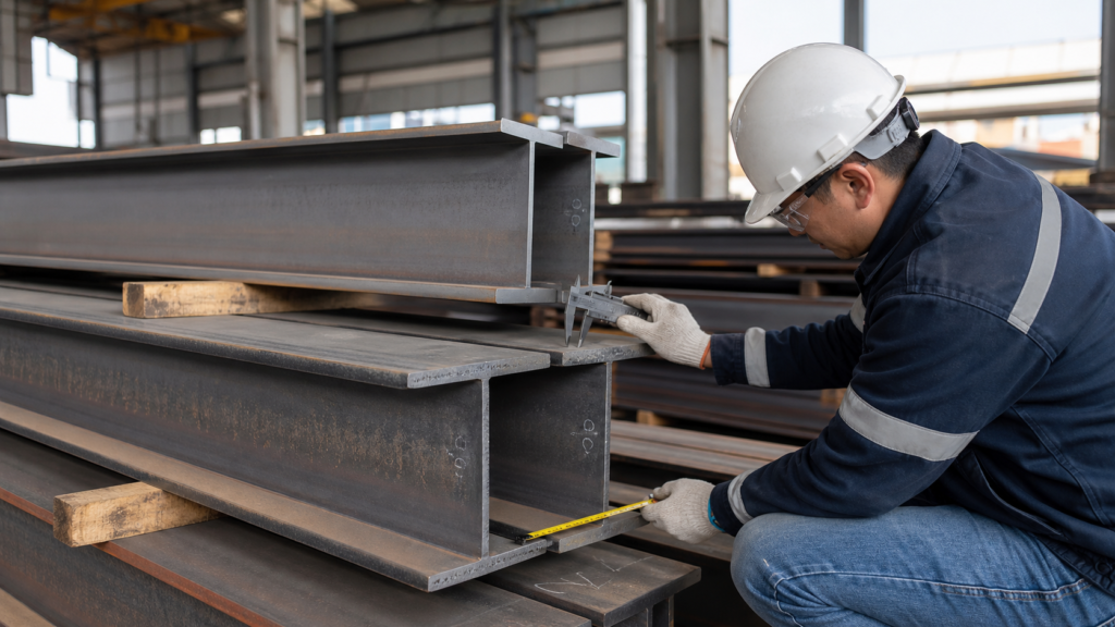 Inspeccion de perfiles laminados para estructuras metalicas industriales