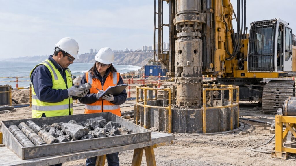 Control del empotramiento en roca durante la perforación de cimentaciones profundas