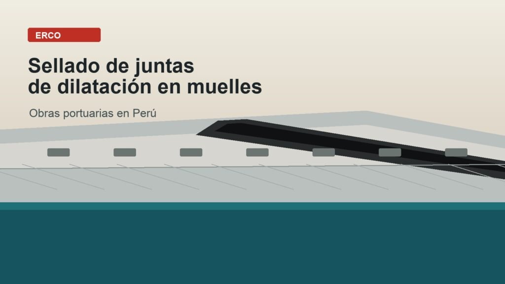 Sellado de juntas de dilatación en muelles portuarios - ERCO